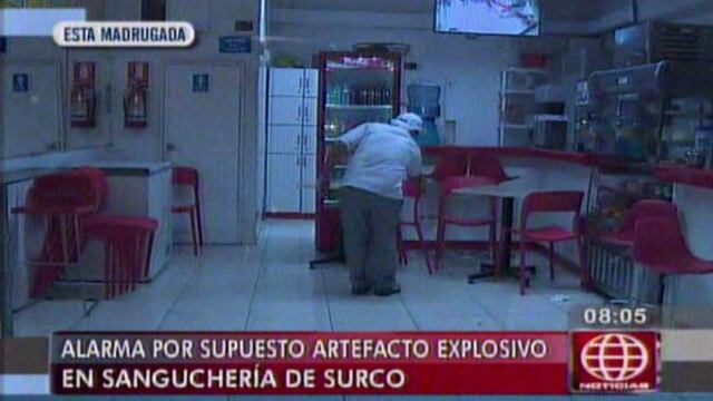 Surco: UDEX hizo estallar paquete sospechoso en Av. Primavera