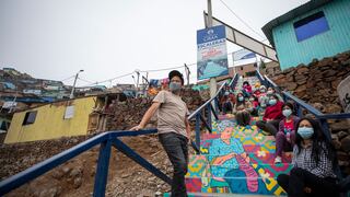 Bicentenario del Perú: murales y escaleras coloridas en Ate, Comas y San Juan de Lurigancho