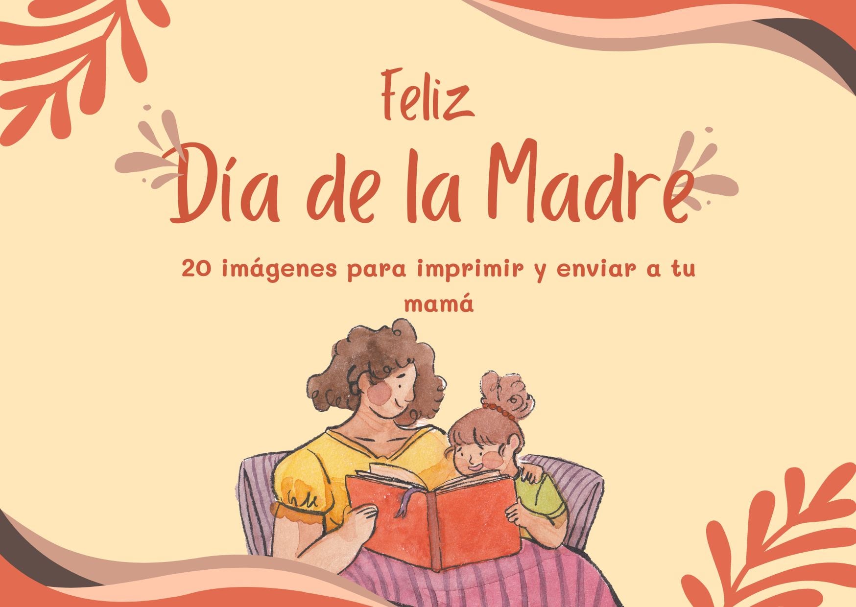 Estas son tarjetas por el Día de la Madre. Foto: Canva