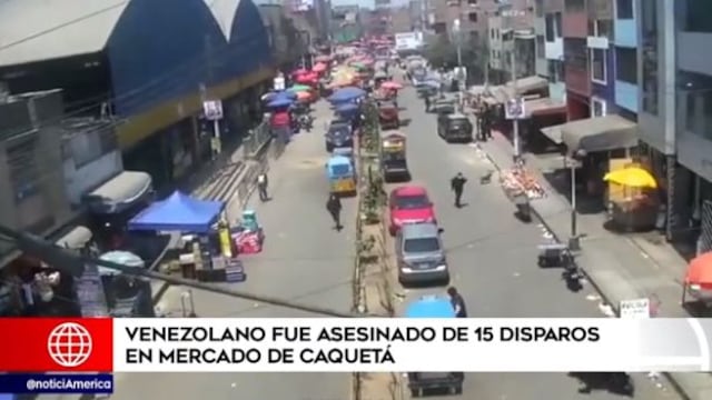 San Martín de Porres: sicarios asesinan de 15 balazos a extranjero en el mercado de Caquetá
