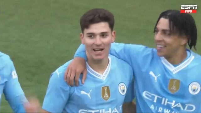 La ‘Araña’ volvió a picar: Álvarez anota el 2-0 de M. City vs. Huddersfield por FA Cup | VIDEO