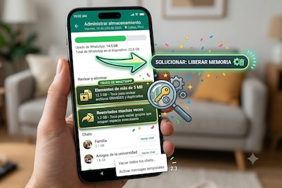 ¿Tu celular está sin espacio? El truco de WhatsApp que pocos conocen para liberar memoria