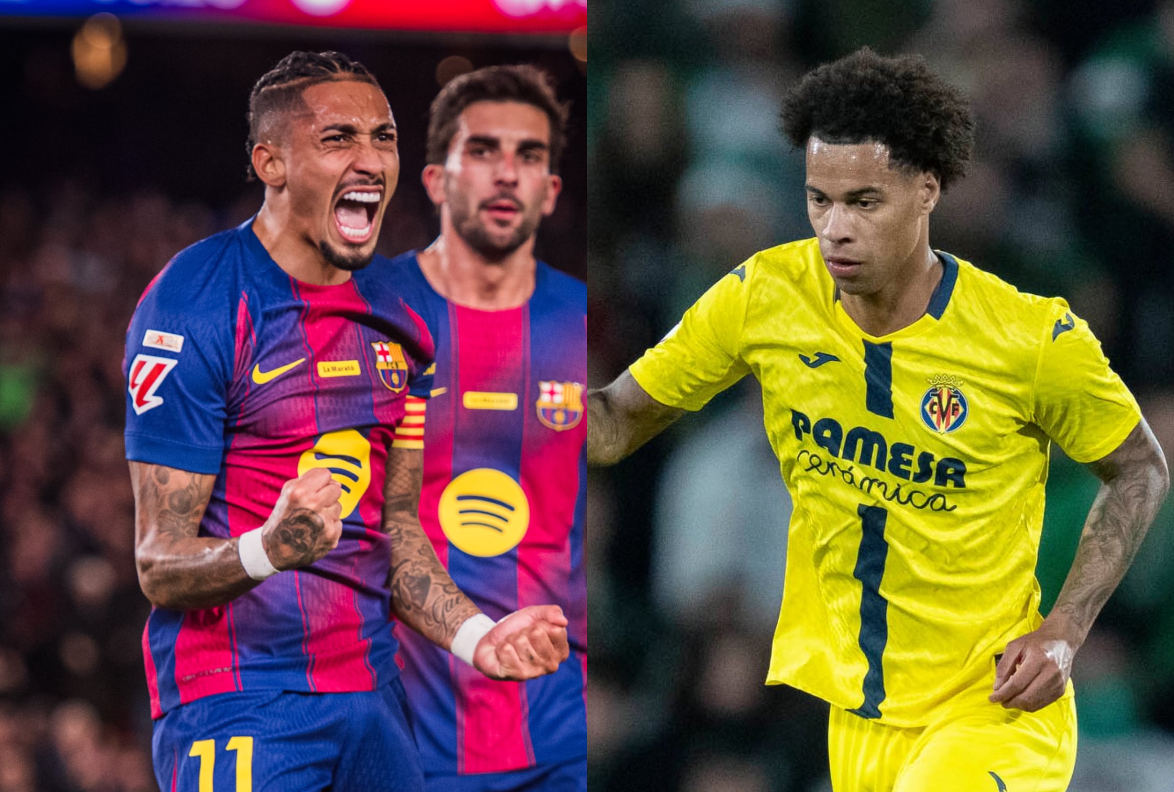 El FC Barcelona se desplaza hasta Villarreal para disputar la jornada 17 de la Liga en La Cerámica (Foto: Composición MAG)