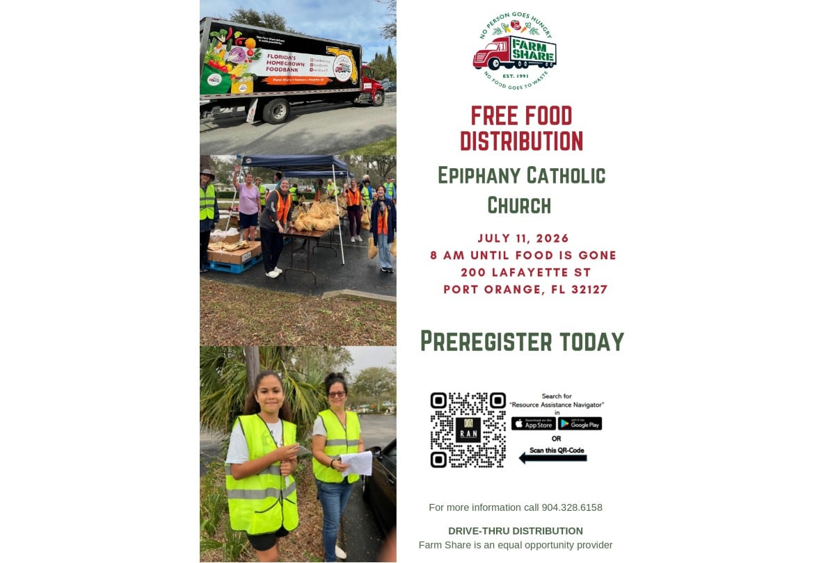 Los alimentos gratis en Florida podrán recibirse sin costo y por orden de llegada hasta agotar existencias. | Crédito: Farm Share