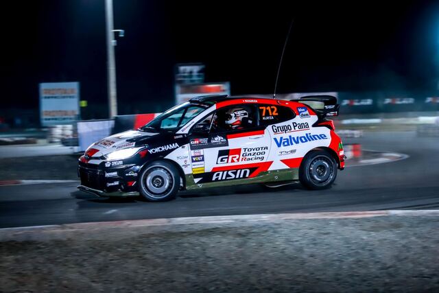 Luis Alayza en el Yaris. (Foto: ACP)