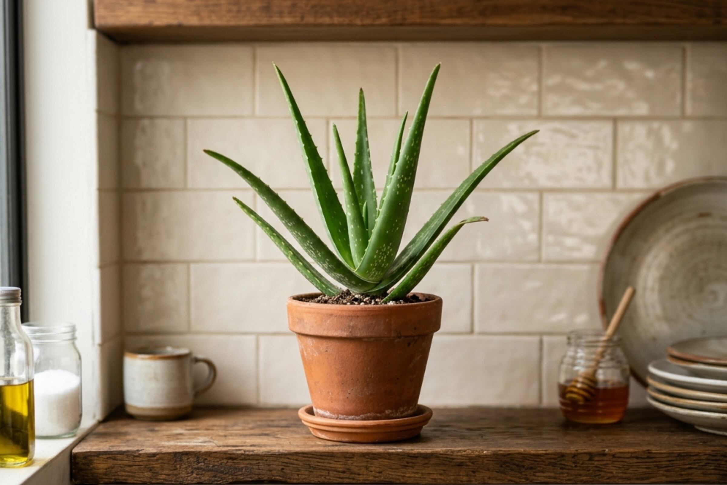 Poner una planta de aloe vera en la cocina: para qué sirve y cómo aplicarlo correctamente