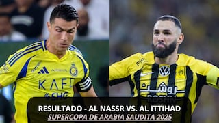 ¿Quién ganó partido Al Nassr vs. Al Ittihad por la Supercopa de Arabia Saudita 2025, con Cristiano Ronaldo y Karim Benzema?