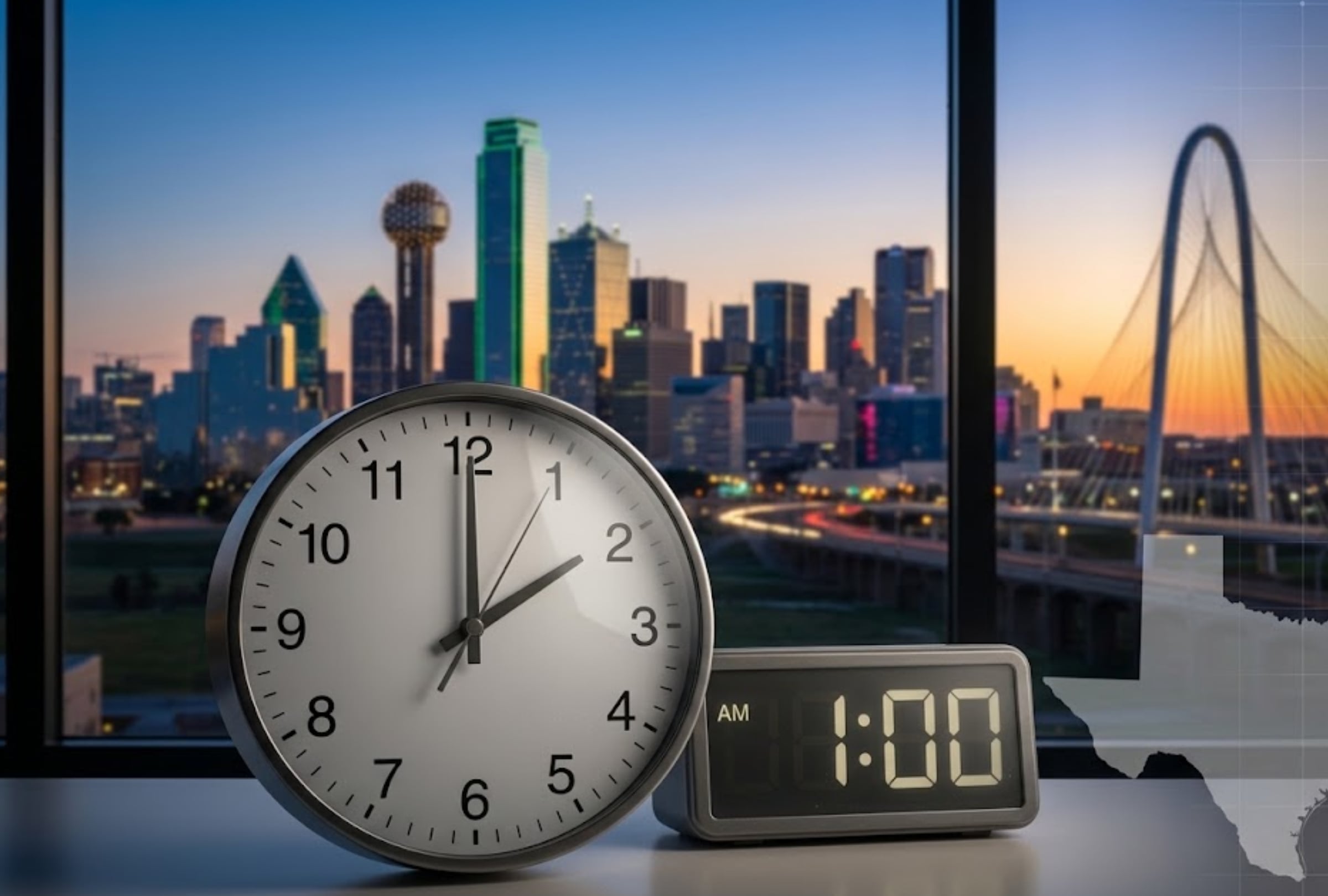 Cambio de horario en Texas 2026: fecha y hora del ajuste de noviembre