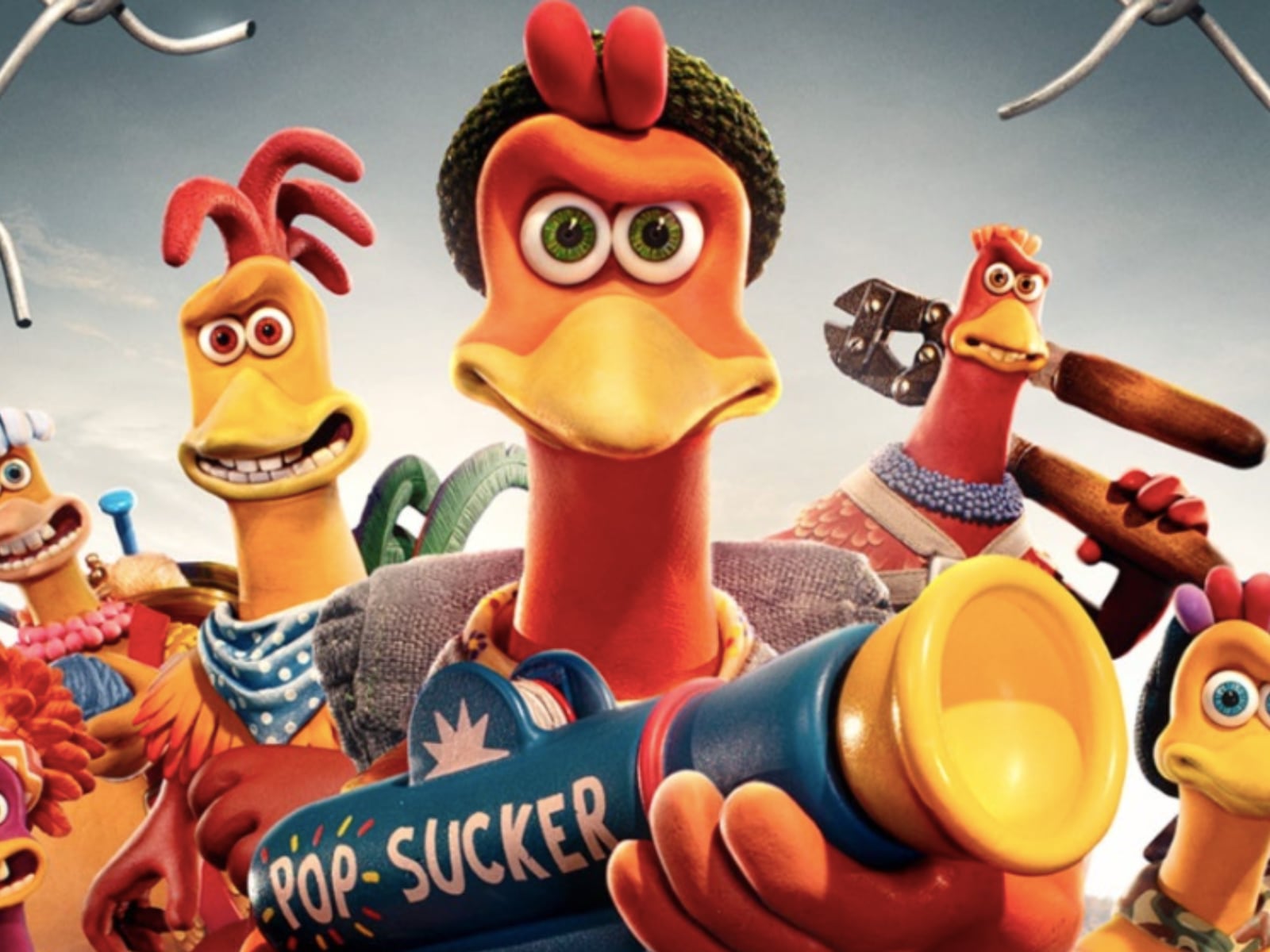 Thandiwe Newton da vida a Ginger y Zachary Levi a Rocky en “Pollitos en fuga: El origen de los nuggets” (Foto: Netflix)