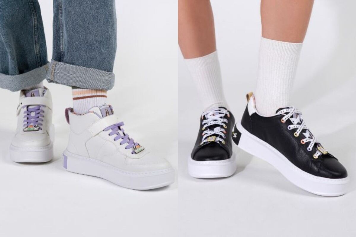 Los diseños son tanto un tributo a la serie Friends' como una pieza de conversación para los fans, combinando nostalgia y moda de una manera única. (Foto: @hushpuppiesperu / Instagram)