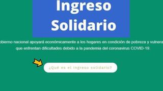 Últimas noticias del Ingreso Solidario este, 26 de noviembre