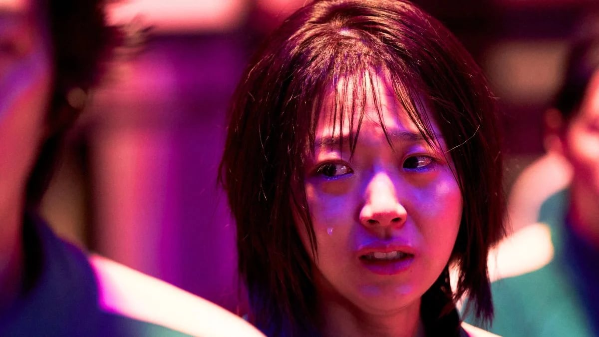 Kim Si-eun como Kim Young-mi en una escena de la serie "El juego del calamar" (Foto: Netflix)