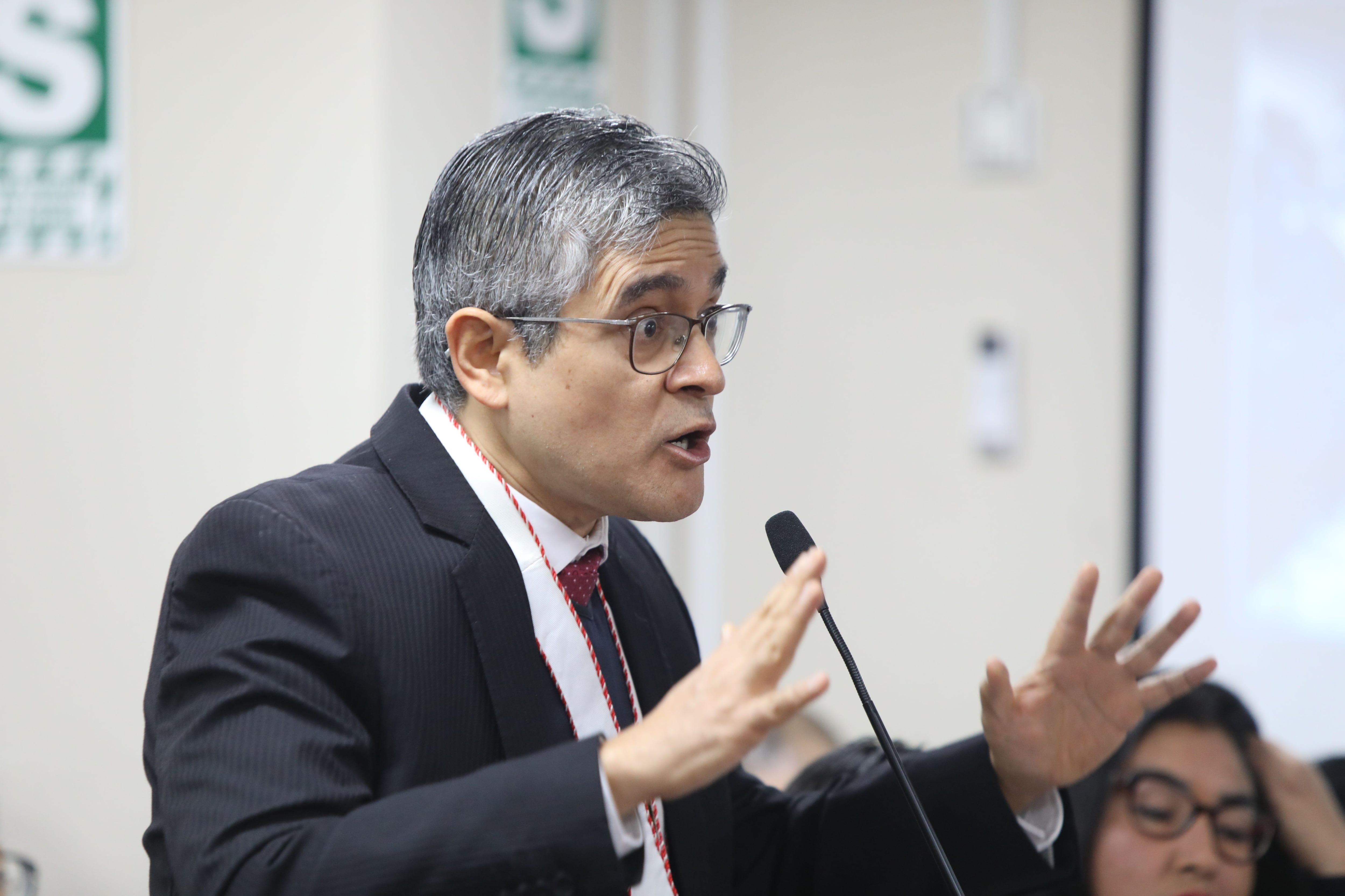 El fiscal José Domingo Pérez es el encargado de la carpeta del acuerdo de colaboración eficaz. Foto: Poder Judicial