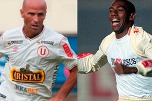 Así fue el emotivo reencuentro entre Gustavo Grondona y Eduardo Esidio por el centenario de Universitario