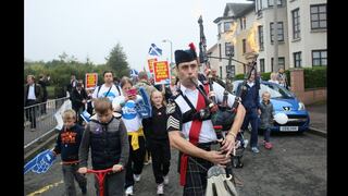 Al ritmo de las gaitas, Escocia decide sobre su independencia