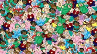 ¿Dónde está el bebé? Encuentra al pequeño dormilón en 15 segundos.