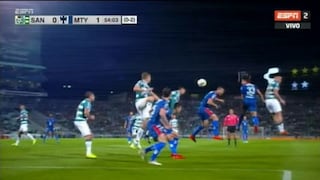 Monterrey vs. Santos Laguna: Nicolás Sánchez y el 1-0 que acerca a Rayados a la semifinal | VIDEO
