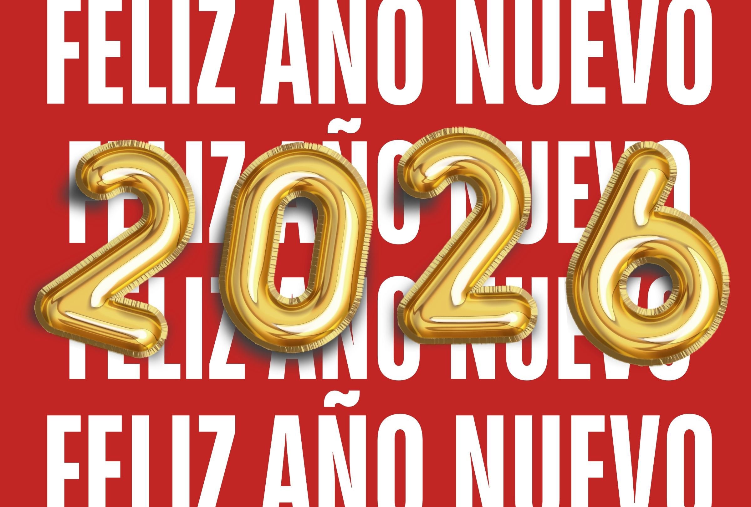 ESTADOS UNIDOS, 31/12/2025.- Encuentra ideas de tarjetas y postales de Año Nuevo 2026 listas para editar, descargar o imprimir, perfectas para compartir en redes sociales o entregar en mano. FOTO DE CANVA.COM