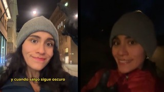 La experiencia de una joven peruana que no ha visto la luz del sol por tres meses en Finlandia