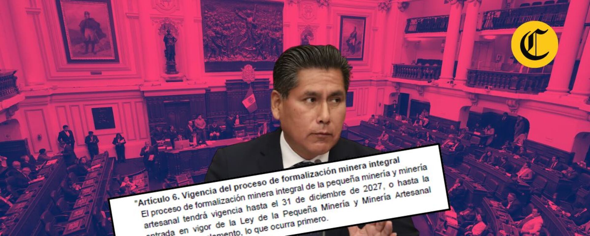 Reinfo: Comisión del Congreso ahora pretende que se amplíe hasta el 2027 registro que beneficia a minería ilegal