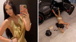 ¿Sheyla Rojas terminó en el piso durante celebración de Año Nuevo? Esta es su foto que se hizo viral 