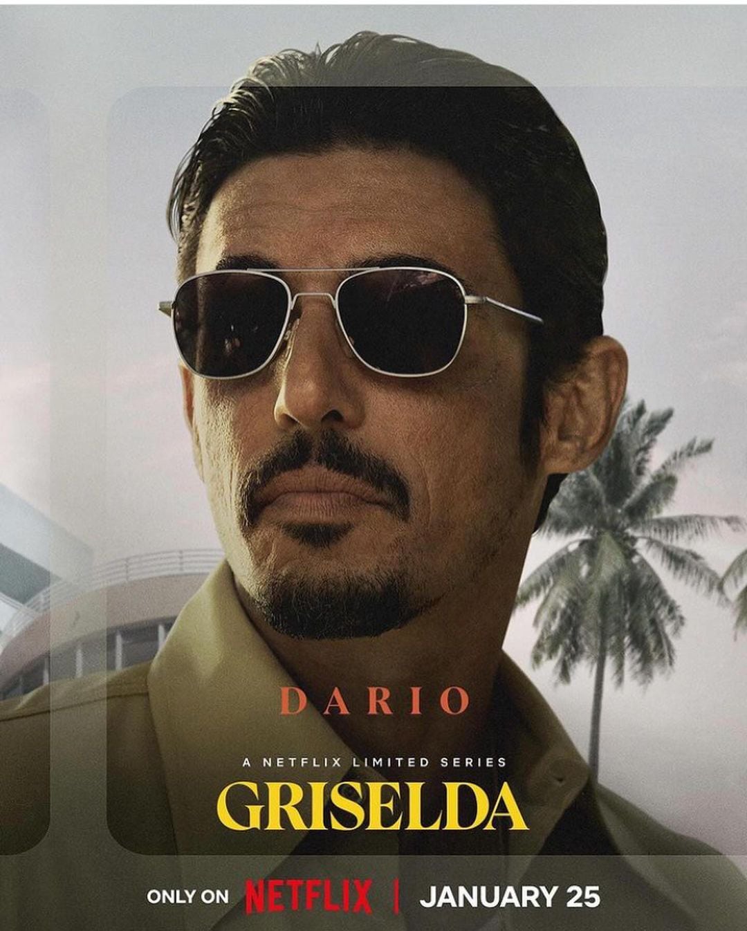 Alberto Guerra interpreta a Darío Sepúlveda, el tercer esposo de Griselda (Foto: Netflix)