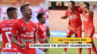 Cienciano vence a Sport Huancayo (2-1): Resumen y goles del partido por la Liga 1 Te Apuesto 2024 