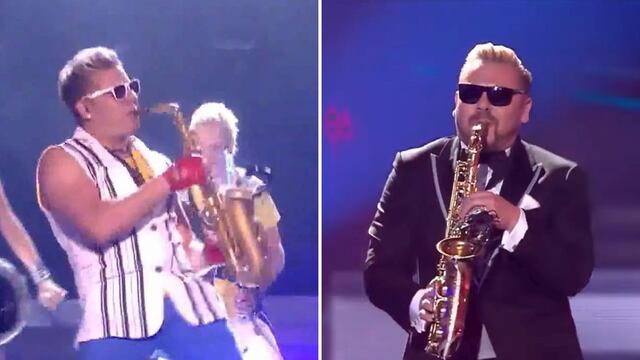 Así fue el regreso del ícono viral “Epic Sax Guy” a Eurovisón