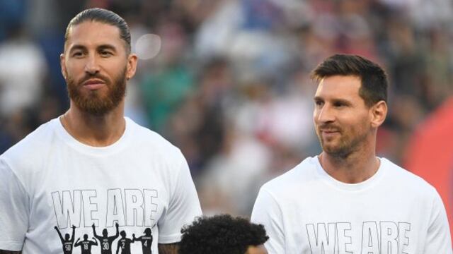 Una mala y una buena: PSG compartió el parte médico de Lionel Messi y Sergio Ramos