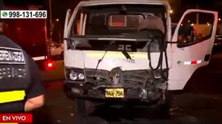 El Agustino: triple choque en Puente Nuevo deja al menos cinco personas heridas | VIDEO 