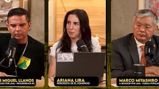 Candidatos Luis Miguel Llanos y Marco Miyashiro debaten sobre seguridad ciudadana en “Versus” de El Comercio
