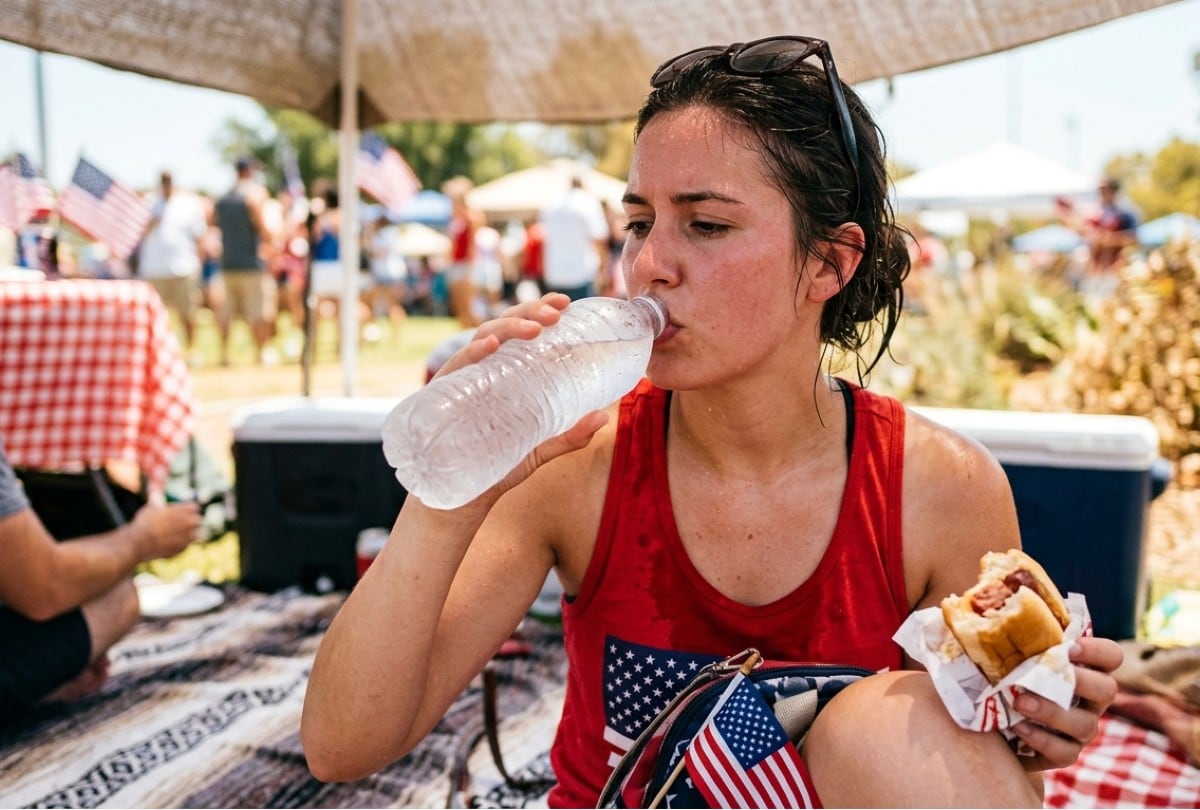 Durante el 4 de julio, la ola de calor extrema en EE.UU. podría provocar temperaturas récord en varias regiones del país. | Crédito: Imagen creada por El Comercio MAG usando Gemini