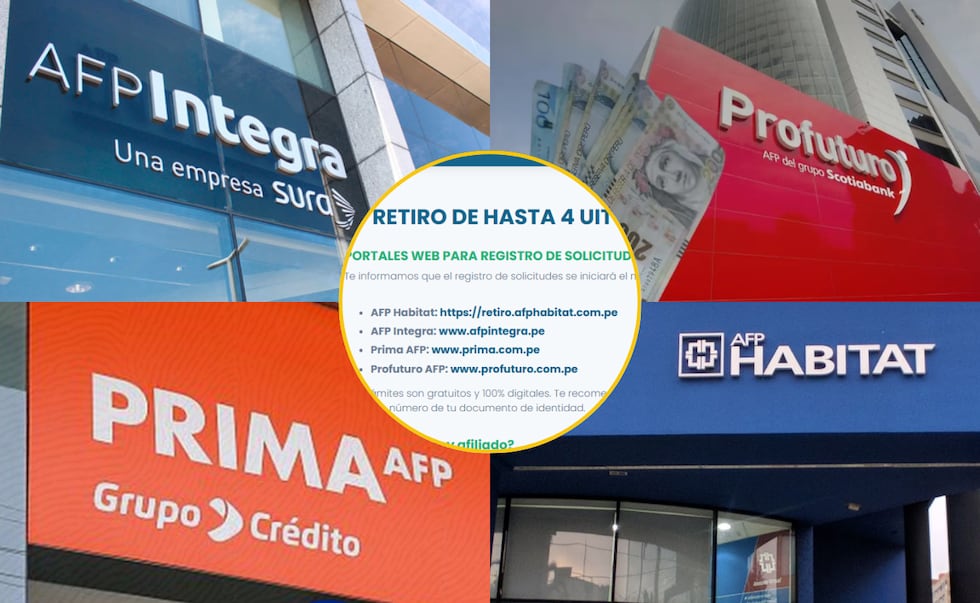 Link vía retiro: Solicita tu dinero en la web oficial | Foto: Composición EC