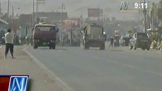 Marcha de mineros ilegales permite paso de vehículos en Chala