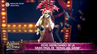 Gabriela Herrera brilló al ritmo de salsa en la pista de baile de “Reinas del show 2″