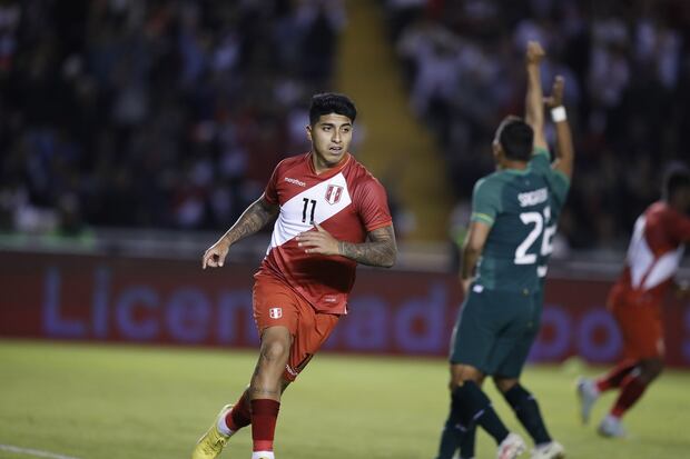 Luis Iberico participó de las Eliminatorias a Qatar 2022 bajo el mando de Ricardo Gareca, con el que sumó 11 minutos de juego. (Foto GEC Archivo)