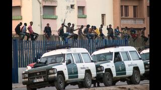 Nuevo intento de asalto masivo a la frontera España - Marruecos