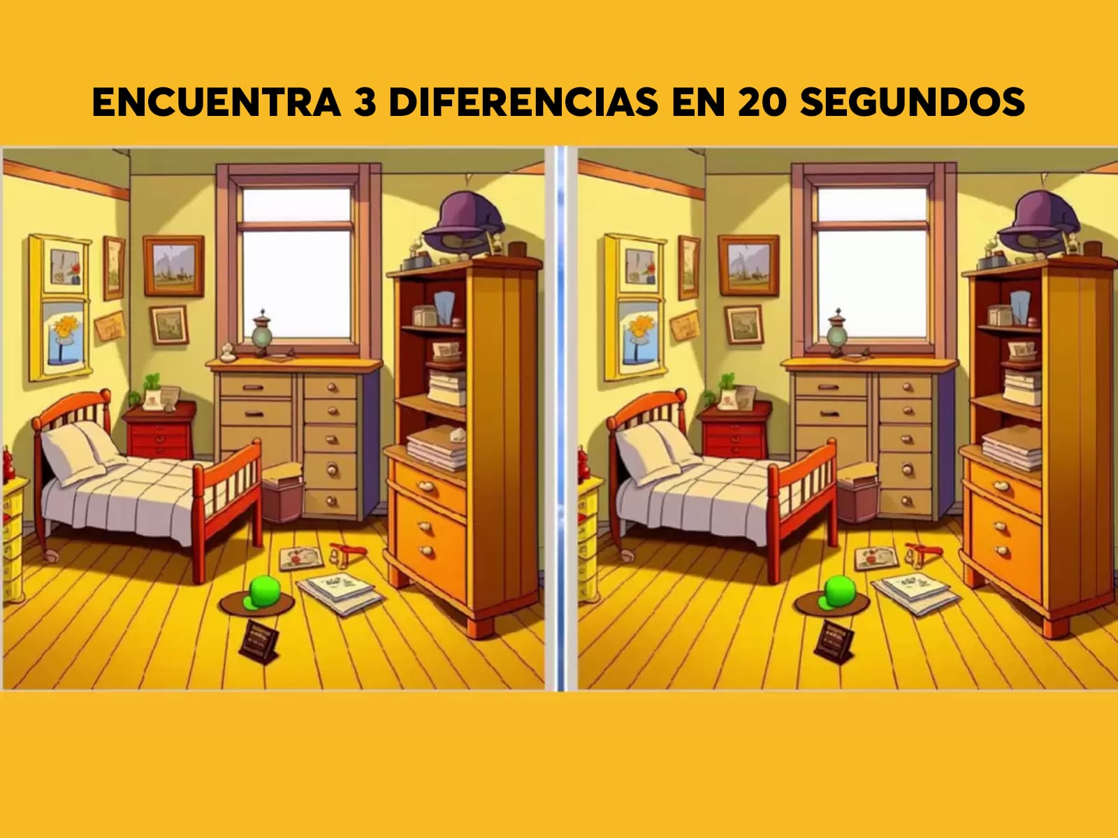 RETO VISUAL | Si tienes ojos de águila, encontrarás la diferencia entre las dos imágenes en 20 segundos? | Fresherlive