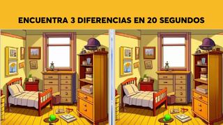 Encuentra las diferencias en 20 segundos y pon a prueba tus ojos de águila