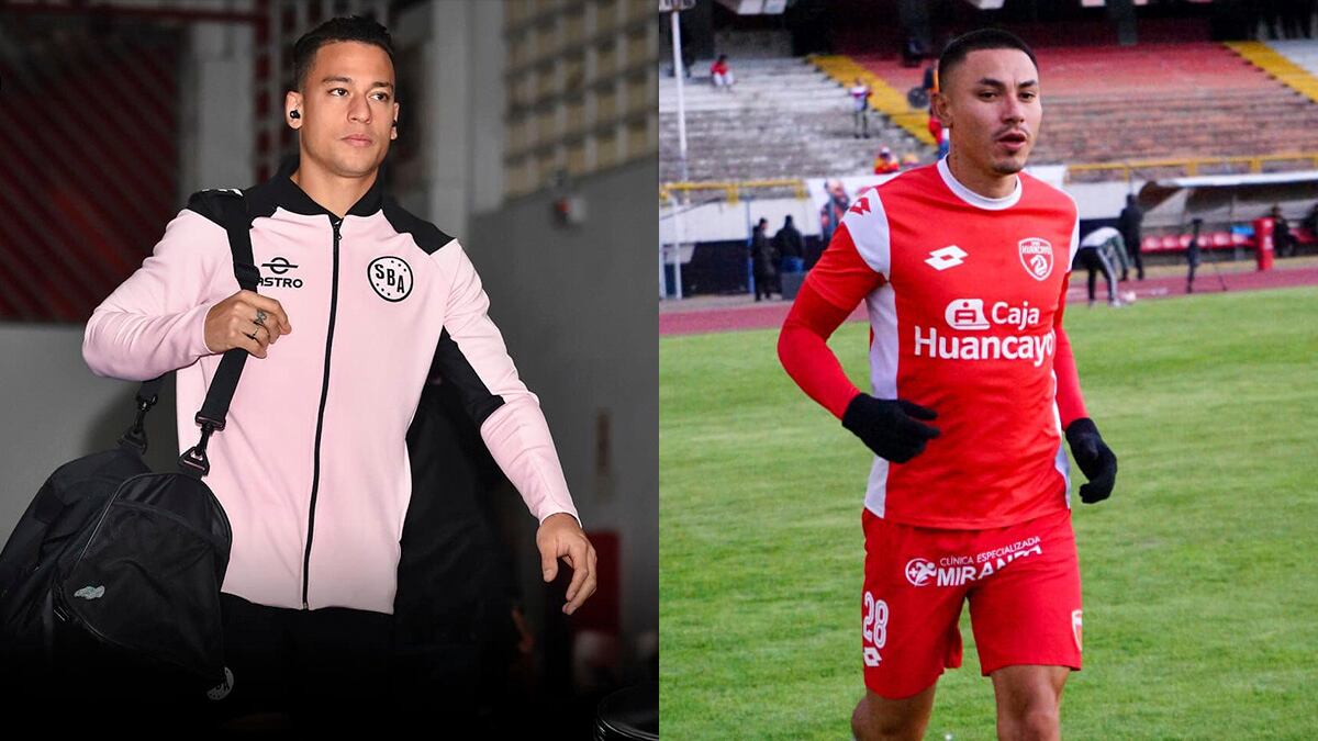 Cristian Benavente reveló el insólito y único aspecto en el que Jean Deza lo supera: “Solo me gana en salir” | Composición: Sport Boys Association / Sport Huancayo / Facebook