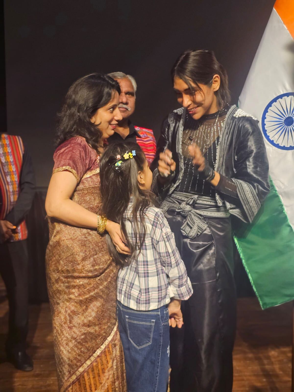 Lenin Tamayo en la India | Foto: Difusión