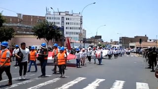 Cercado de Lima: mineros artesanales marchan hacia el Congreso para exigir derogación de un decreto legislativo
