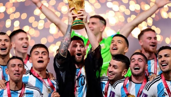 Messi fue el mejor jugador del Mundial Qatar 2022 en el que se proclamó campeón con la selección argentina. (Foto: Agencias)