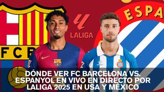 ¿Dónde ver FC Barcelona vs. Espanyol por LaLiga 2025 en Estados Unidos y México?