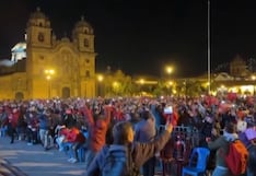 ¡Cusco está de fiesta! Hinchas de Cienciano celebraron en la Plaza de Armas la clasificación a cuartos | VIDEO