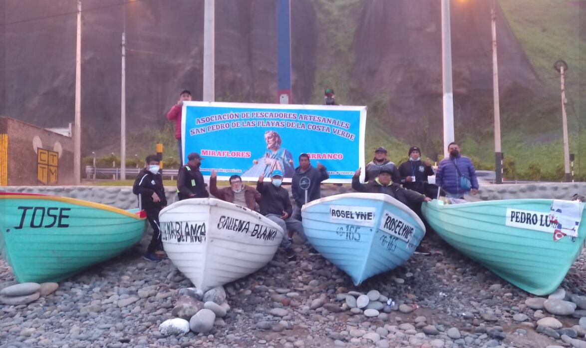 Pescadores de playas de la Costa Verde piden a la alcaldesa de Barranco reconsiderar el desalojo. (Foto: Asoc. de Pescadores Artesanales San Pedro de las Playas de la Costa Verde)