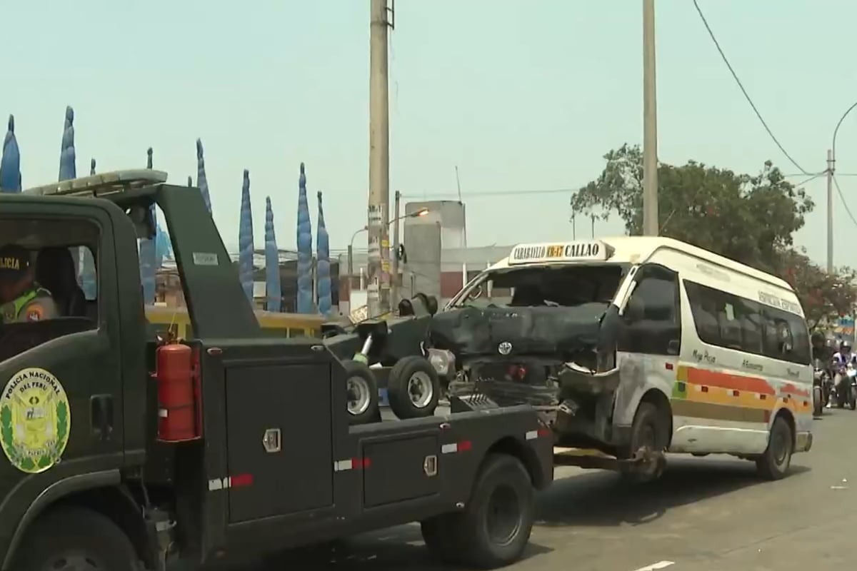 Fuerte colisión múltiple se registra cerca de estación Naranjal y deja numerosos heridos. (Foto: Captura/América Noticias)