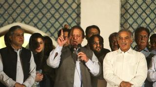 Ex primer ministro Nawaz Sharif encabeza elecciones en Pakistán