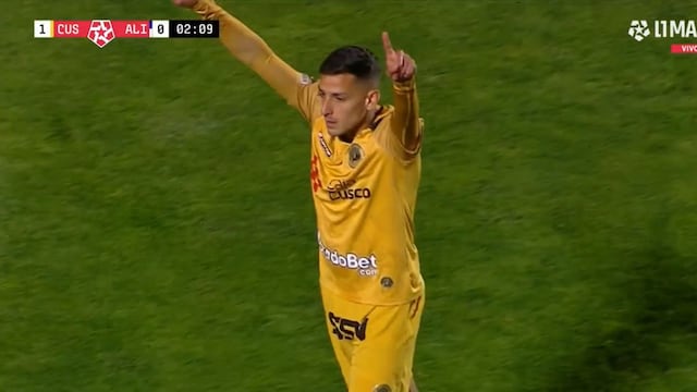 En solo dos minutos: Cusco vence 1-0 a Alianza Lima con gol de Lucas Colitto por Liga 1 | VIDEO