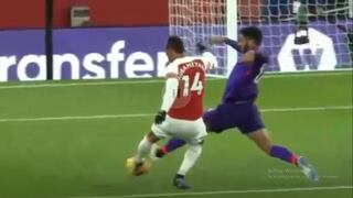 Arsenal vs. Liverpool: Aubameyang y el disparo que pudo ser el 1-0 para los 'Gunners' | VIDEO